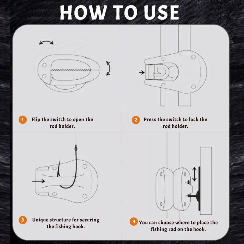 2+2 FREE | RodGrip™ — Keep Your Rods Secure, Tangle-Free, and Ready to Fish