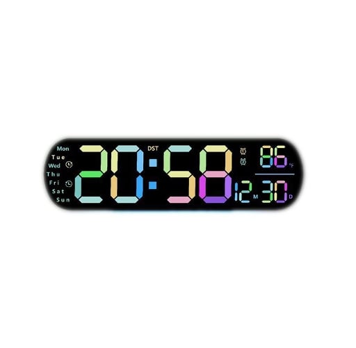 TimeLite™ - Improved Digital Wall Clock with Large Display