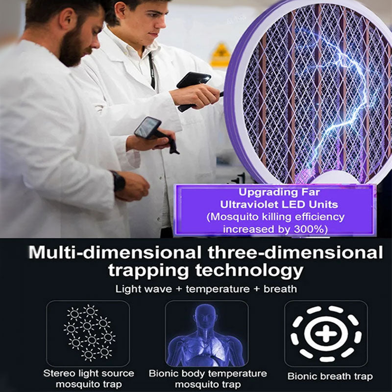 ZapperFold™ - Foldable Mosquito Killer Racket