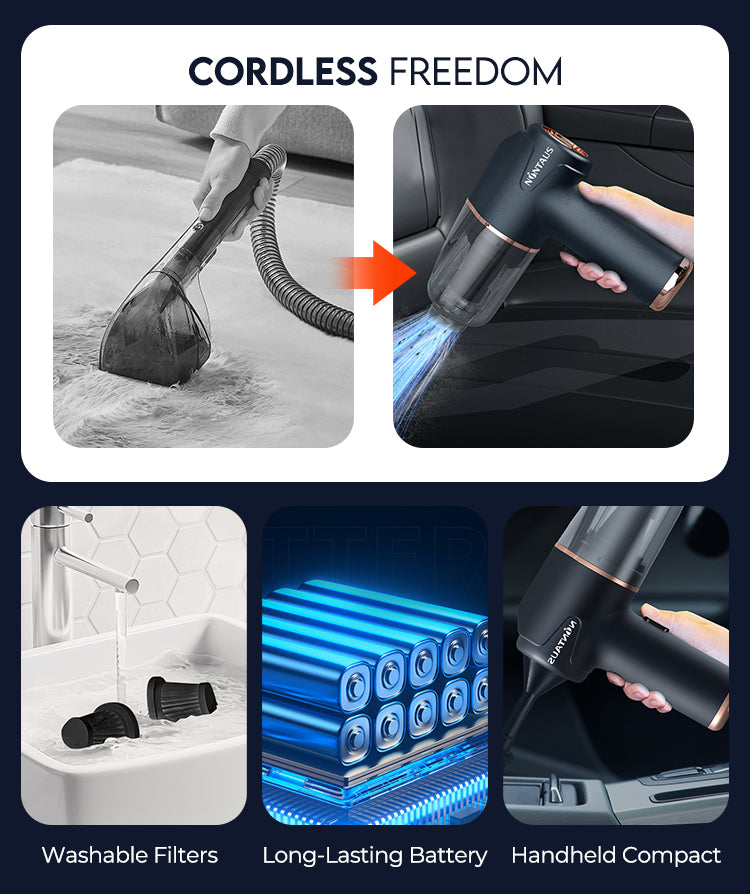 VacPower™ Cordless Vacuum Cleaner – Powerful Quick Cleaning That Follows You Everywhere