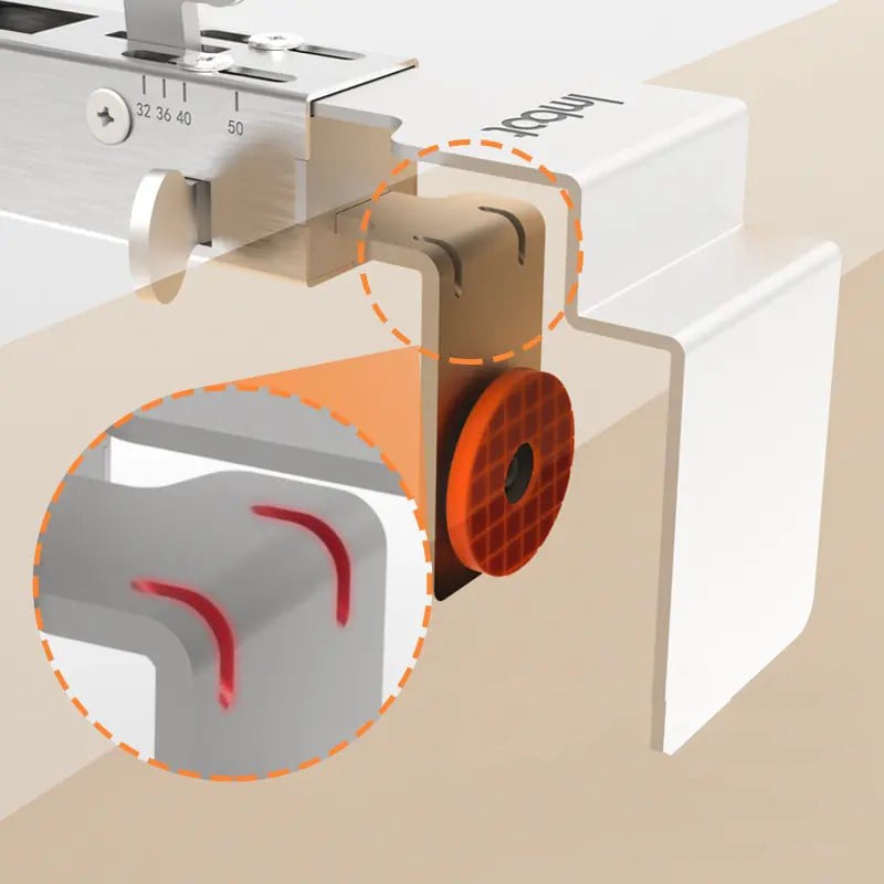 GripSure™ — Drawer quick locking for perfect, stress-free fit every time