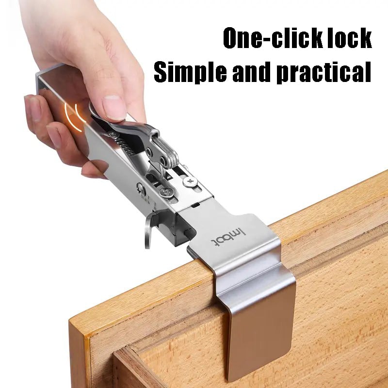 GripSure™ — Drawer quick locking for perfect, stress-free fit every time