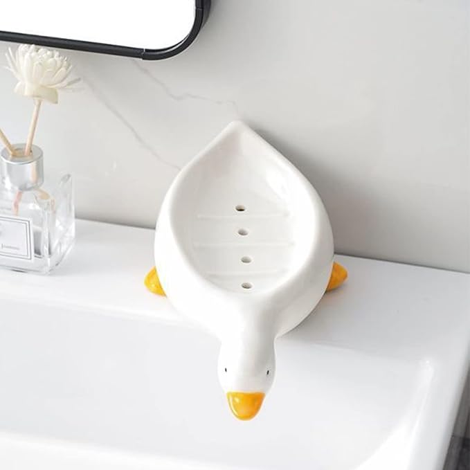AquaQuack™ Soap Holder — Keep soap twice as fresh with playful charm