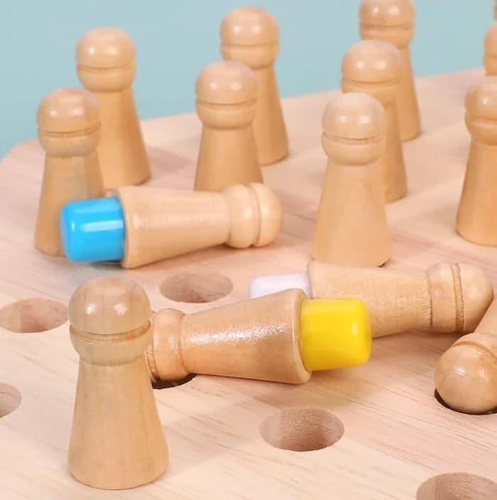 MemoryMeld™ – Wooden Memory Match Stick Chess