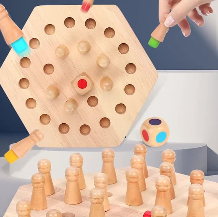 MemoryMeld™ – Wooden Memory Match Stick Chess