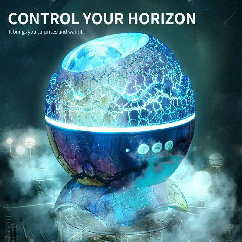 DracoGlow™ – 3-in-1 Galaxy Night Light, Projector & Speaker