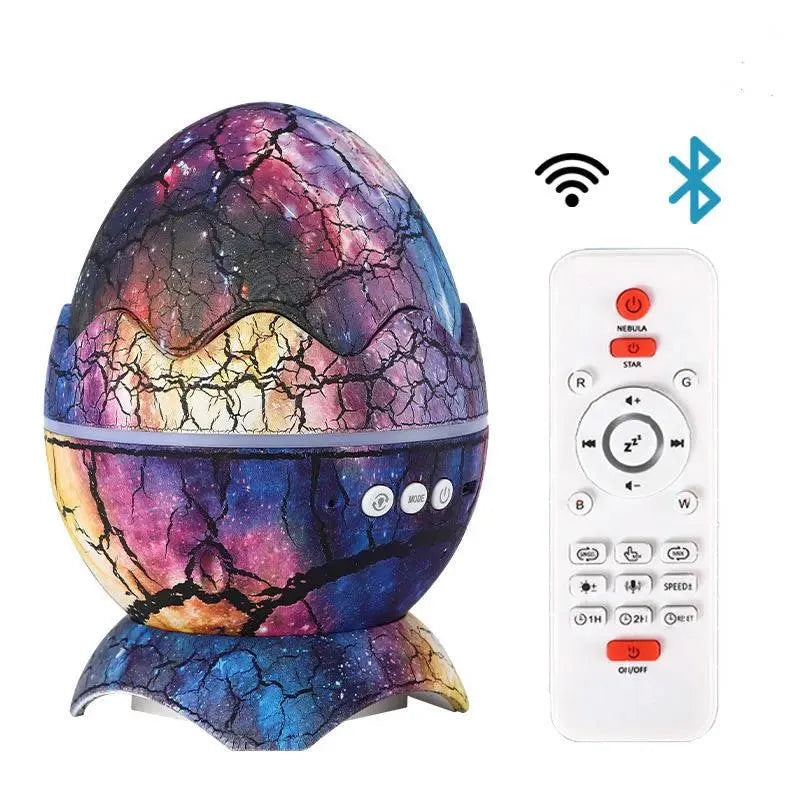 DracoGlow™ – 3-in-1 Galaxy Night Light, Projector & Speaker