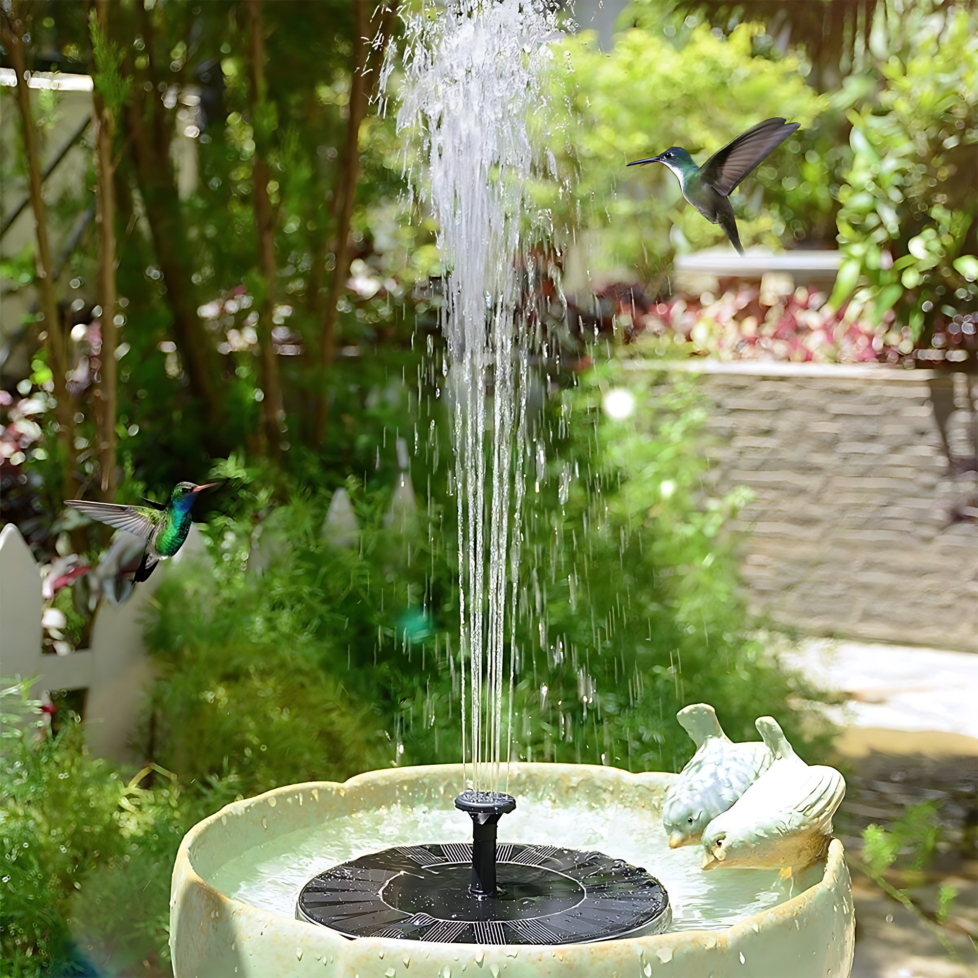 SunSprout™ - Solar-Powered Water Fountain