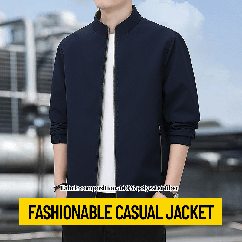 Men's Stand Collar Jacket™ – Effortless Style and Reliable Comfort for Your Active Life