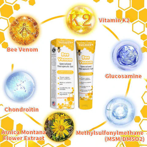 1+1 Free | TAILEDEN™ Bee Venom Joint Therapy Pain Gel – Relieve Pain and Regain Active Joy