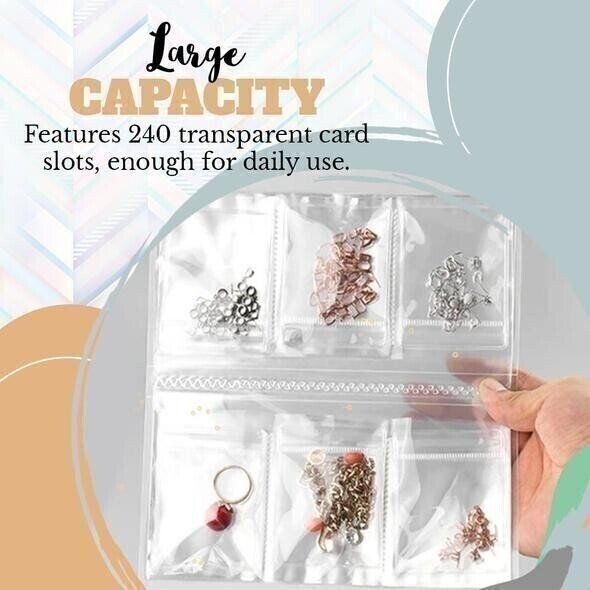 Jewelkase™ - Transparent Jewelry Storage Book Set