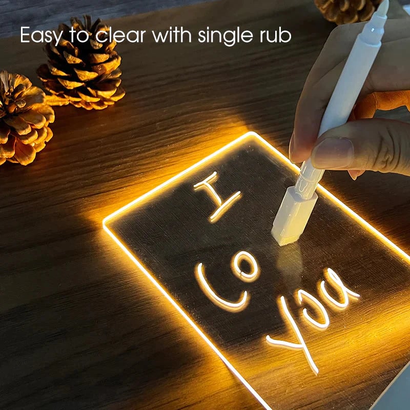 GlowNote™ - Creative LED Night Light Sign