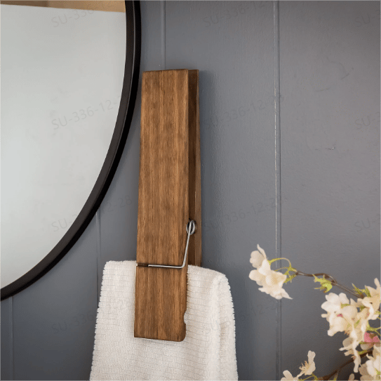 1+1 FREE | Clothespin Towel Holder™ — Bring Warm Rustic Charm And Sturdy Support To Your Home