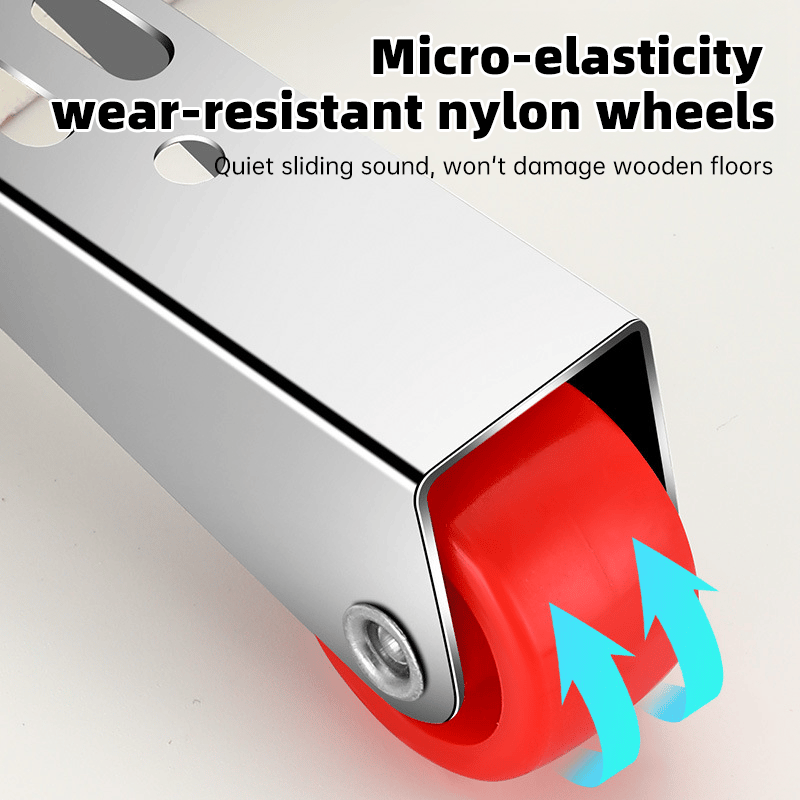 1+1 FREE | SqueakSafe™ Swivel Door Roller with Long Bracket