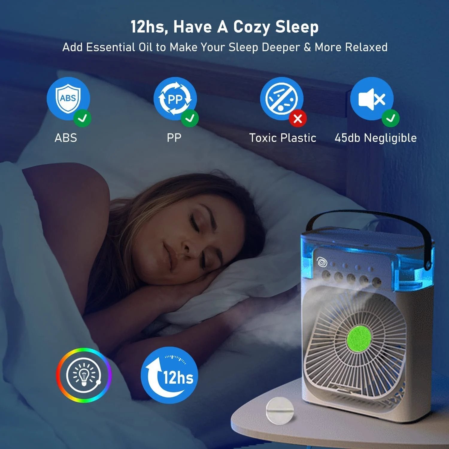 Chillora™ - Portable Air Humidifier Fan Air Conditioner