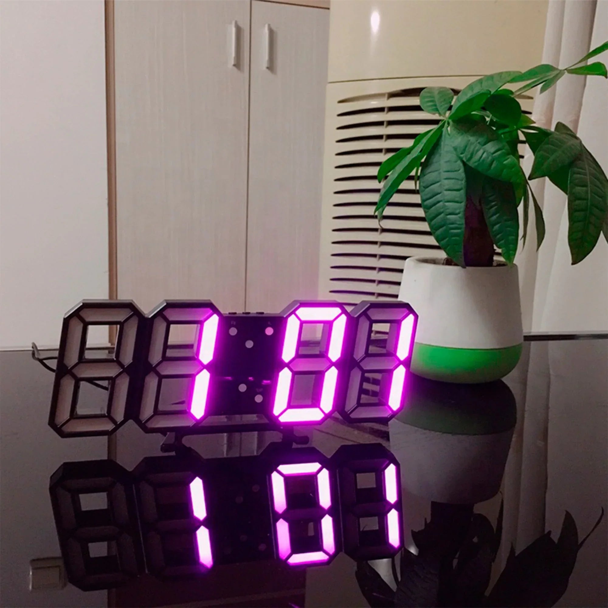 LumaPulse™ 3D LED Wall Clock – Transform Your Space with Stunning Mood-Enhancing Lighting