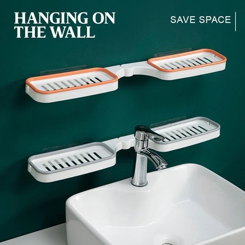 AquaSpin™ Eck Organizer — Transform any corner of your bathroom into effortless, dry, mold-free storage