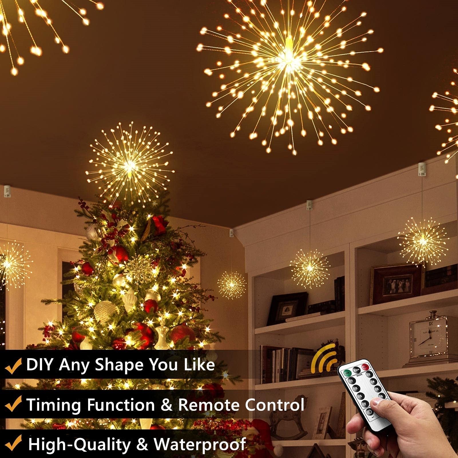 LumaBurst™ — Ignite magical memories with stunning star sparkle (120 lights)