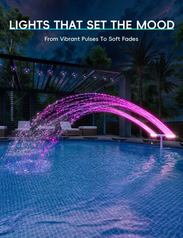 AquaLuxe™ Fountain – Transform Your Pool Area into a Cool, Magical Oasis Everyone Desires
