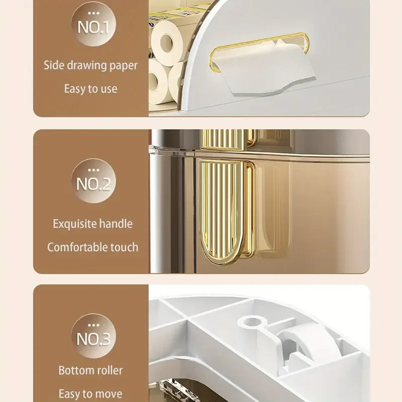 GlideNest™ — Turn Your Bathroom Chaos into Rolling Calm