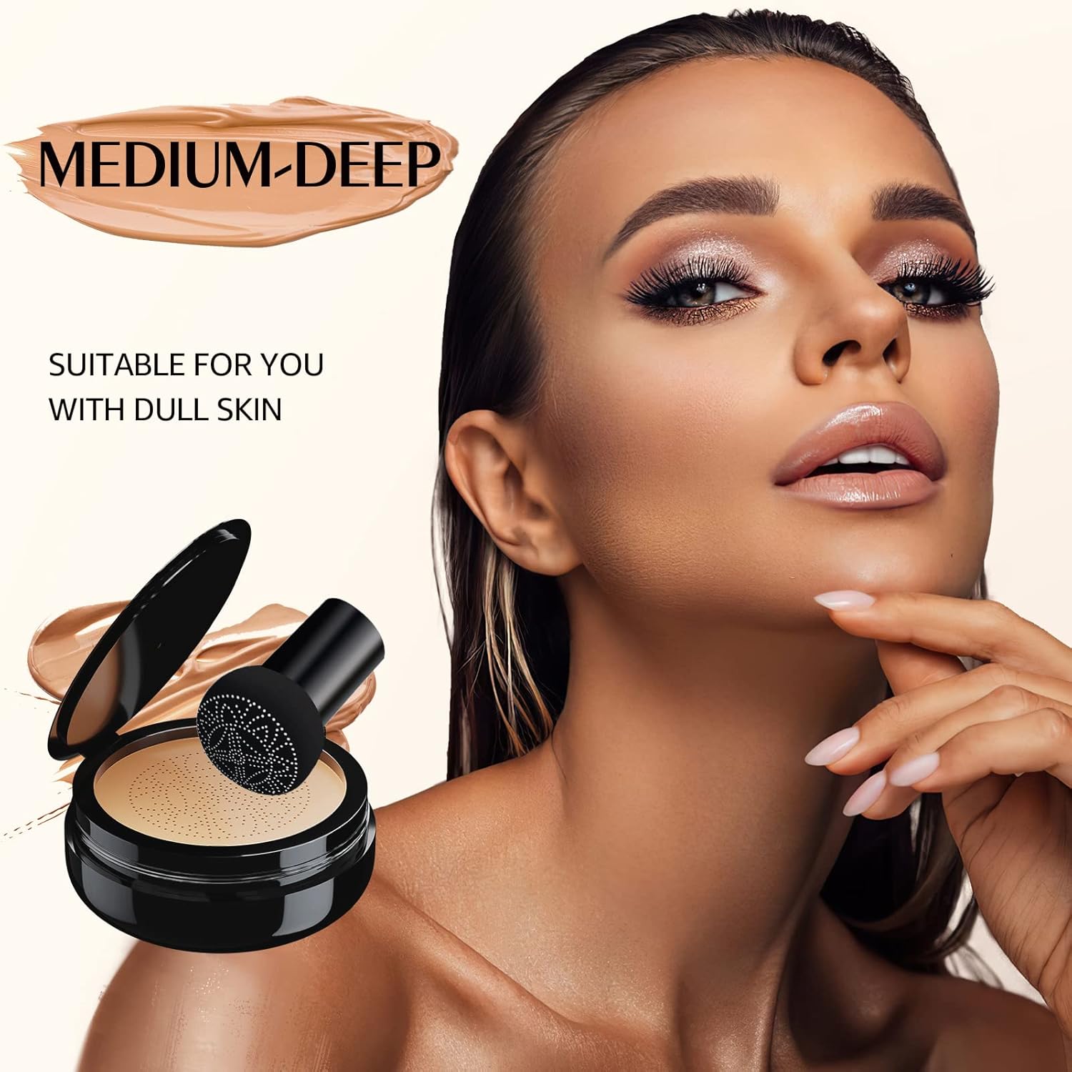 1+1 FREE | Mushroom Head Air Cushion CC Cream™ — Effortless, Flawless Skin That Conceals Every Imperfection