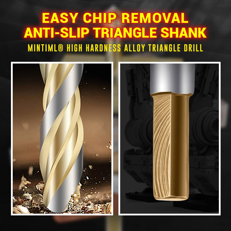 TriDrill™ - Triangular drill head made from high-strength tungsten steel