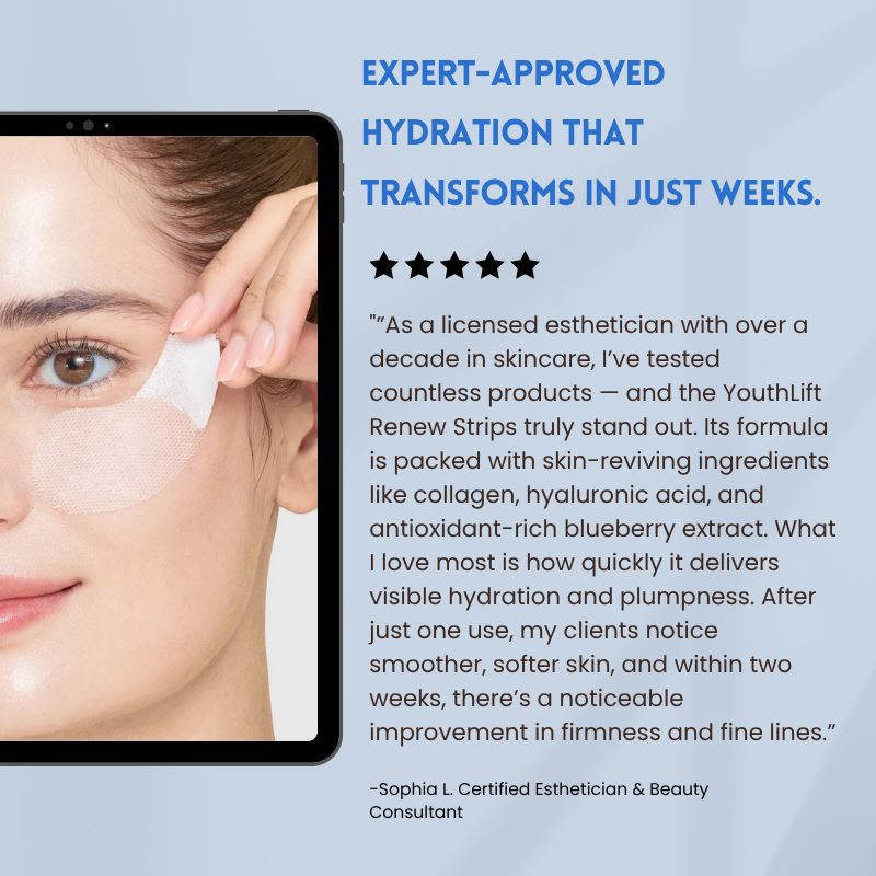 1+1 FREE | YouthLift Renew Strips™ Combat Fine Lines and Sagging Skin in Minutes