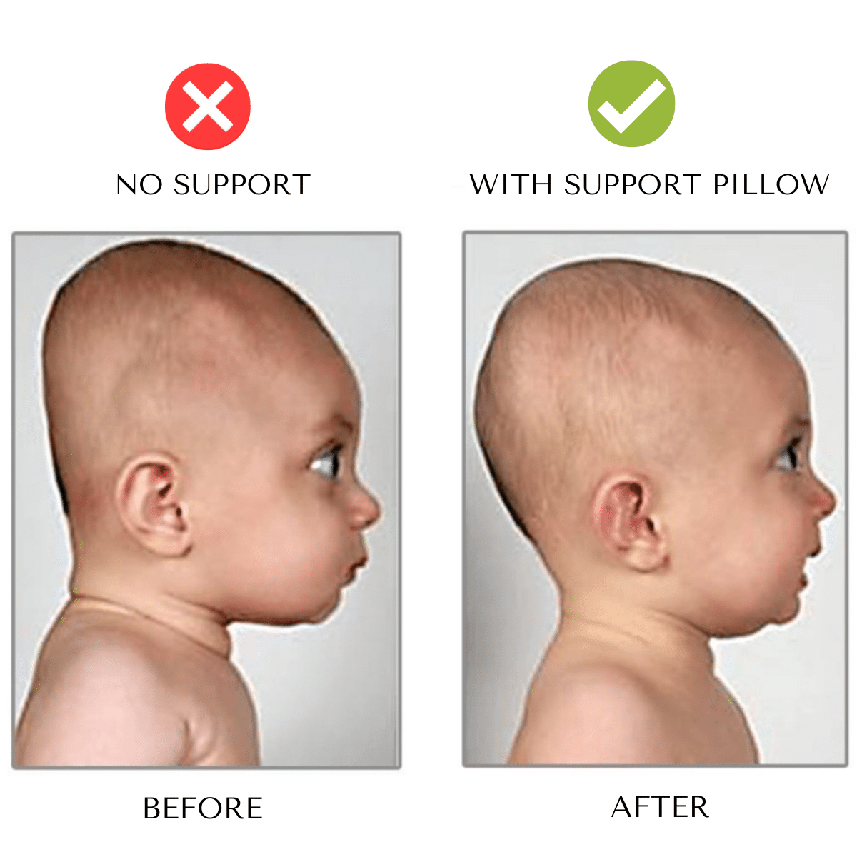1+1 FREE | Cradleon™ Baby Pillow — The Perfect Sleep Aid for Healthy, Growing Babies