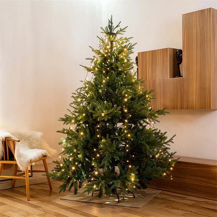 FrostLume™ Waterfall Lights – Effortless Holiday Magic That Makes Your Tree Shine Like Never Before