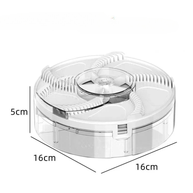 ZapMist™ — Silently captures flies, eliminating the need for bug sprays or traps