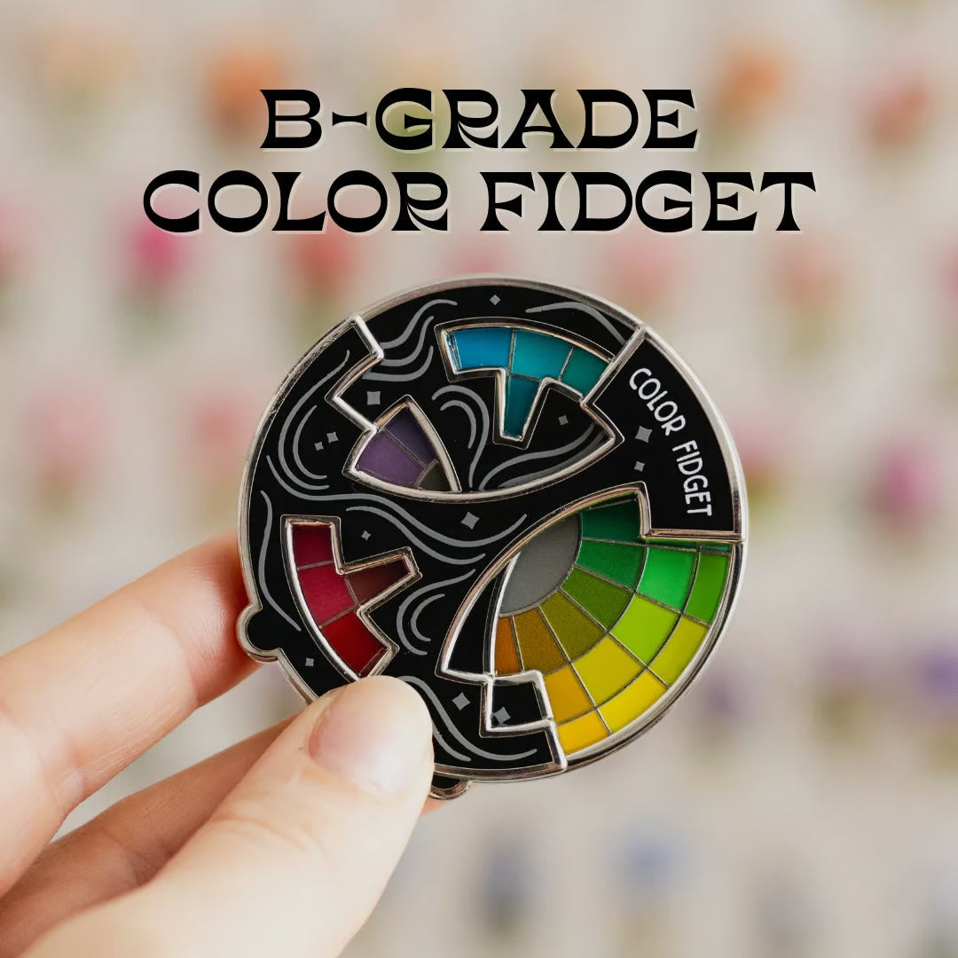 SpectrumSpin™ Enamel Pin – Ignite Your Creativity with Every Sparkling Spin