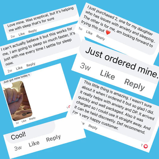 Calmfy™ Microcurrent Chill Pod — Quickly Reduces Stress for Deep Sleep and Clear Focus