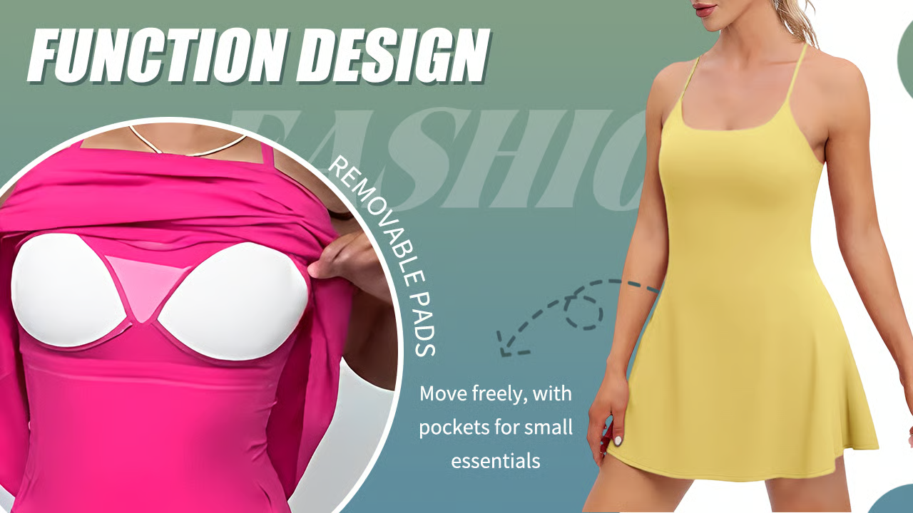 VelaFlow™ Dress — freedom of movement, look flawless all day