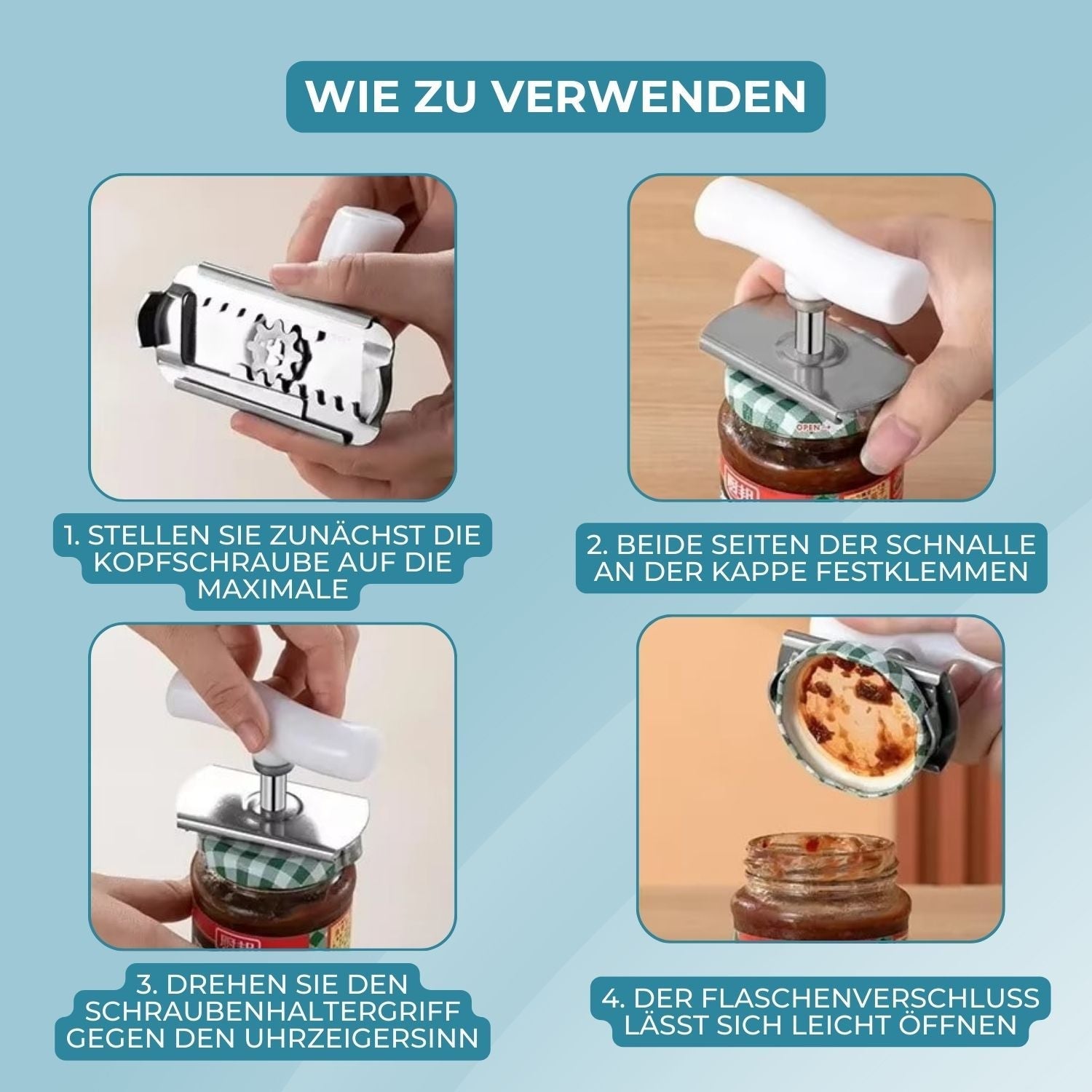 1+1 FREE | CapCracker™ Effortless Jar Opening for Hands with Reduced Pain