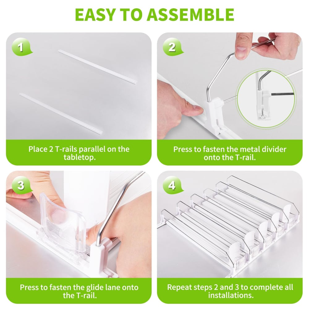 FlowBreeze™ Beverage Organizer – effortless access to any drink, anytime