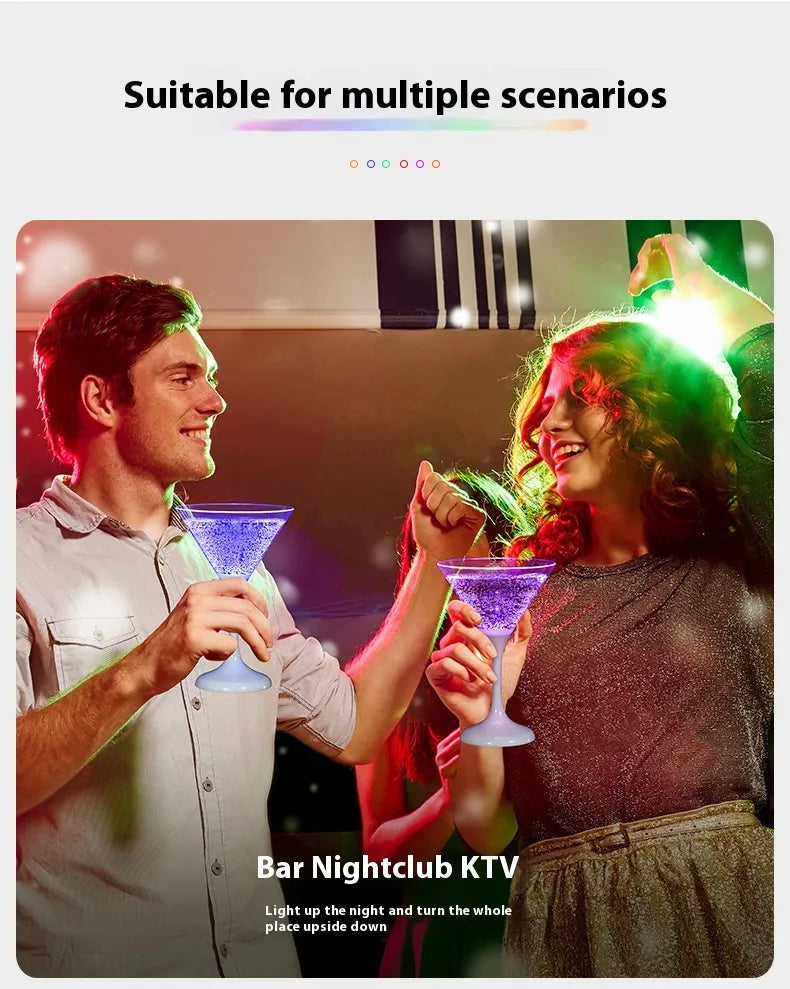 GlasGlo™ - LED Light Wine Glasses