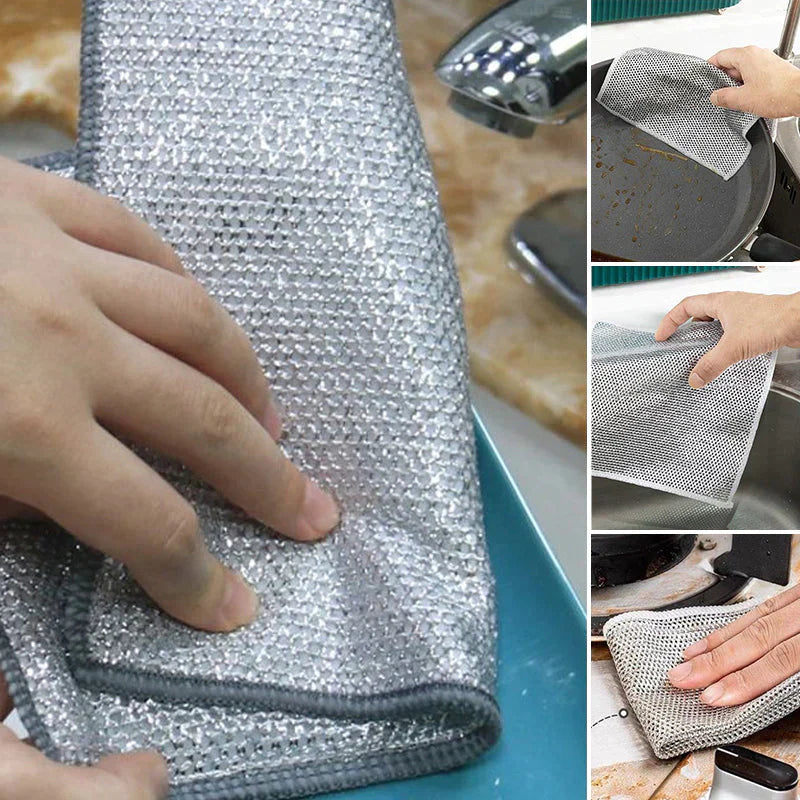 5+5 Free | WireCloth™ Multifunctional Dish Cloth!
