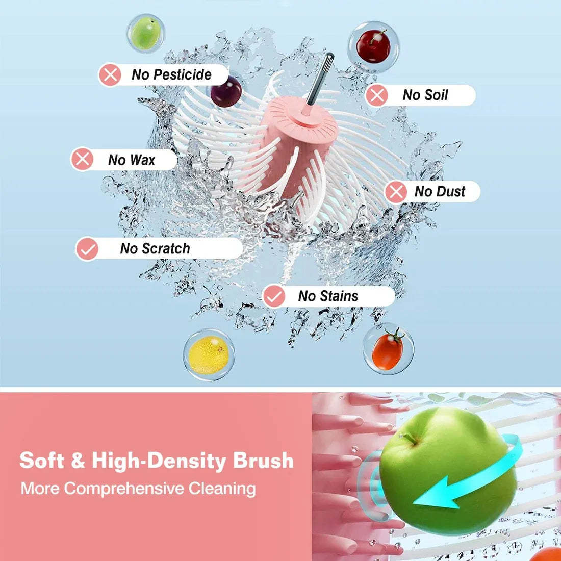 SpinWash™ - Fresh Fruits And Vegetables In No Time!