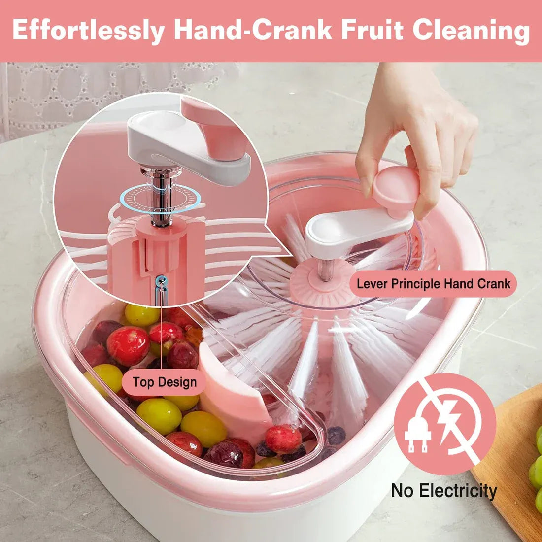 SpinWash™ - Fresh Fruits And Vegetables In No Time!