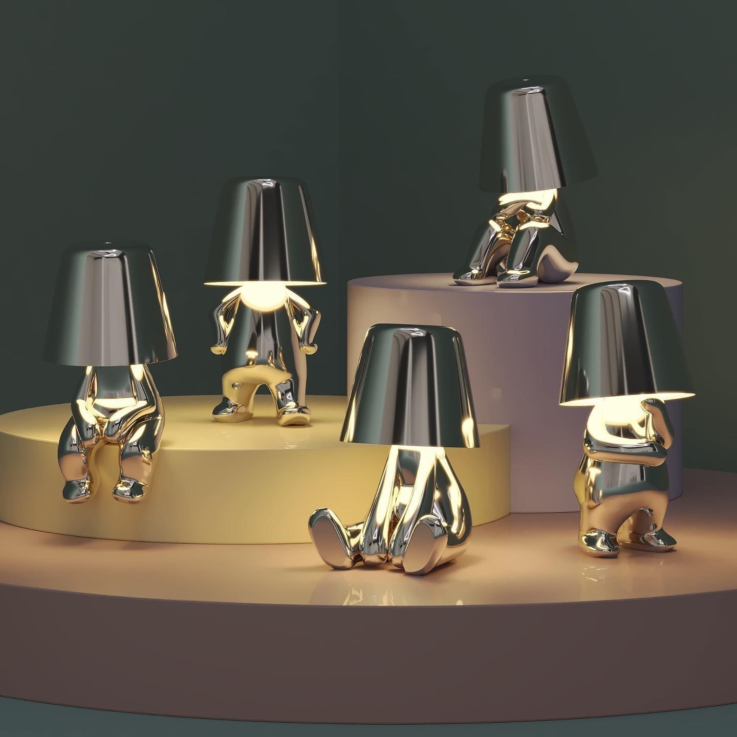 ThinkerLamps™ - Emits Cozy, Warm Light