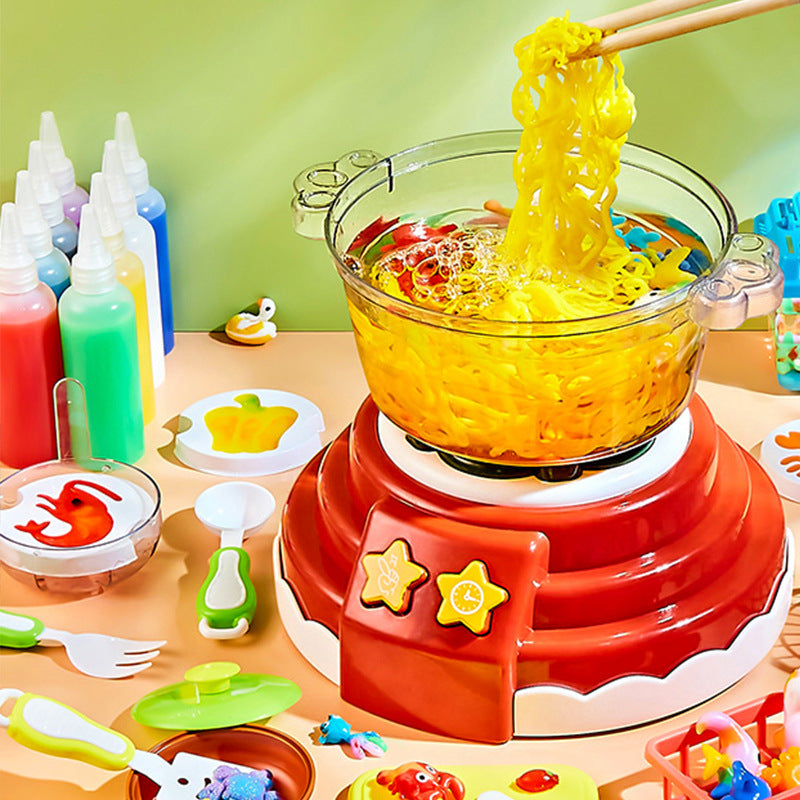 ChefCraft™ – DIY Kitchen Toy Set with Hot Pot Maker