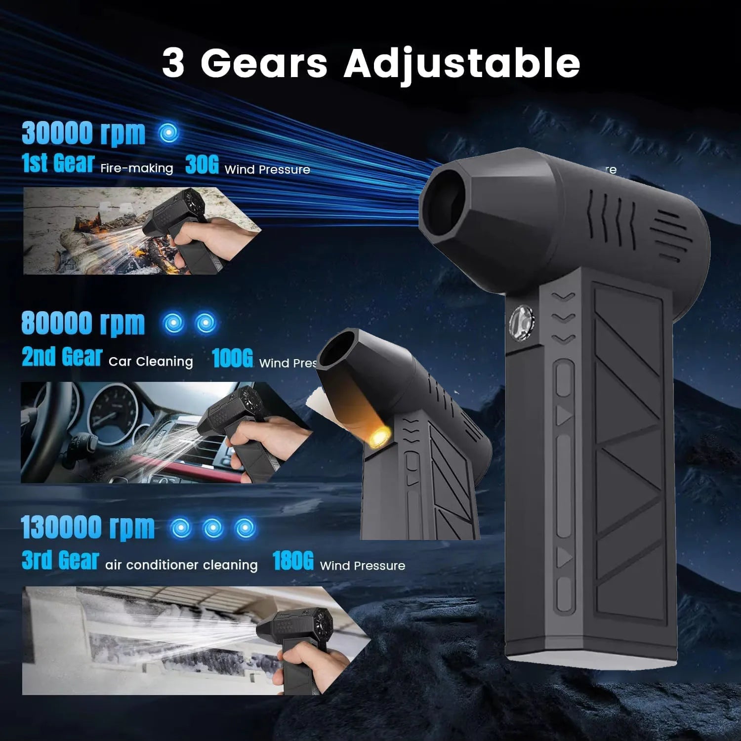 DustBlaster™ Compact Leaf Blower – Powerful Cleaning Anytime and Anywhere