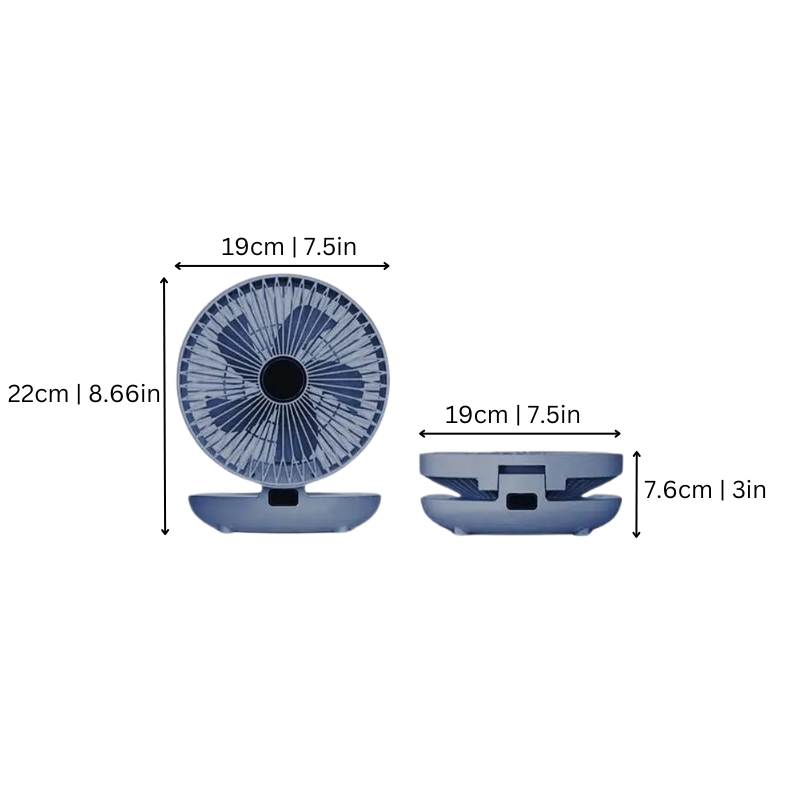 Airova™ - Portable Fan with Adjustable Angles