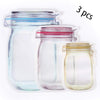 1+1 FREE | SealJars™ (3 Pack) Reusable Mason Jar Ziplock Bags