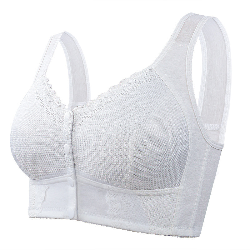 1+1 Free | Cotton Bra with Front Closure for Seniors