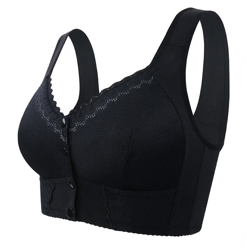 1+1 Free | Cotton Bra with Front Closure for Seniors