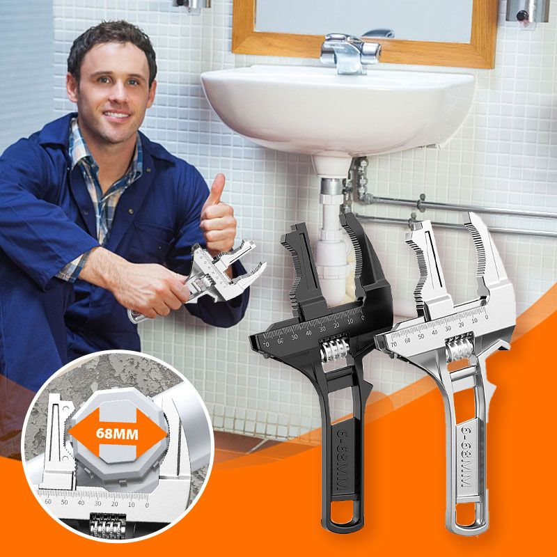 SinkGrip™ - Reversible Sink Wrench with 6-68 mm Jaw Opening