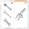 SinkGrip™ - Reversible Sink Wrench with 6-68 mm Jaw Opening