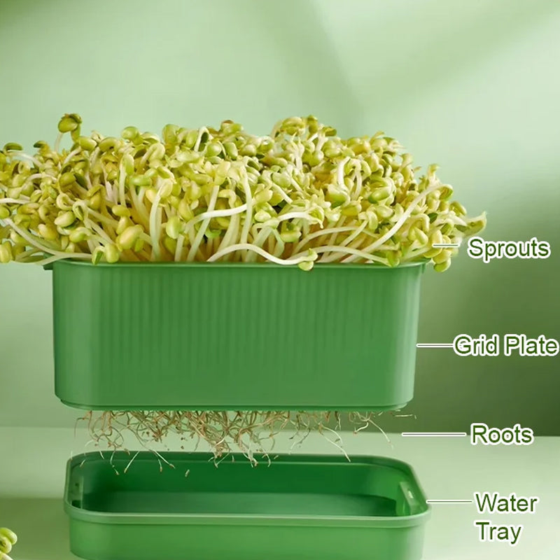 1+1 FREE | Sproutzy™ Stackable Sprouting Kit for Soybean Sprouts