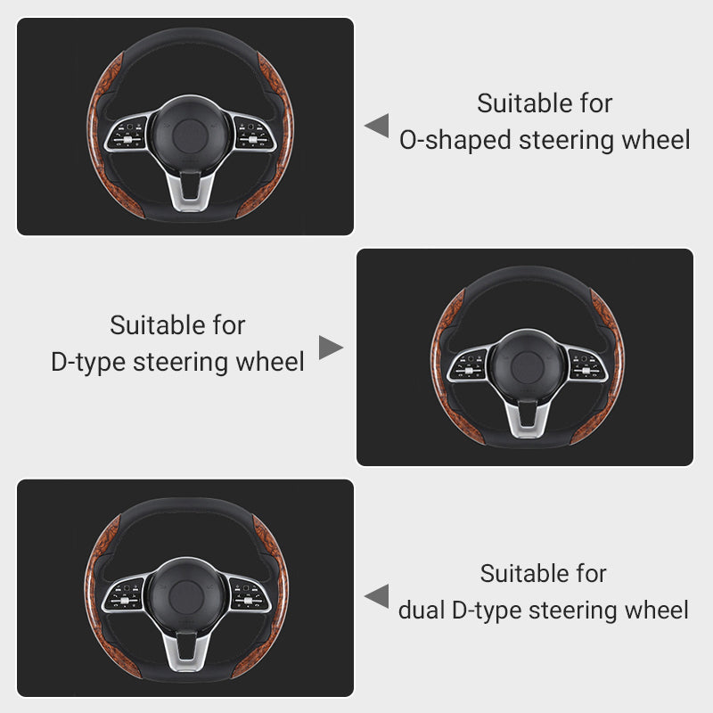 1+1 FREE | GripWood™ Universal Non-Slip Steering Wheel Cover